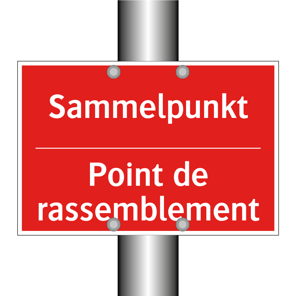 Sammelpunkt - Point de rassemblement