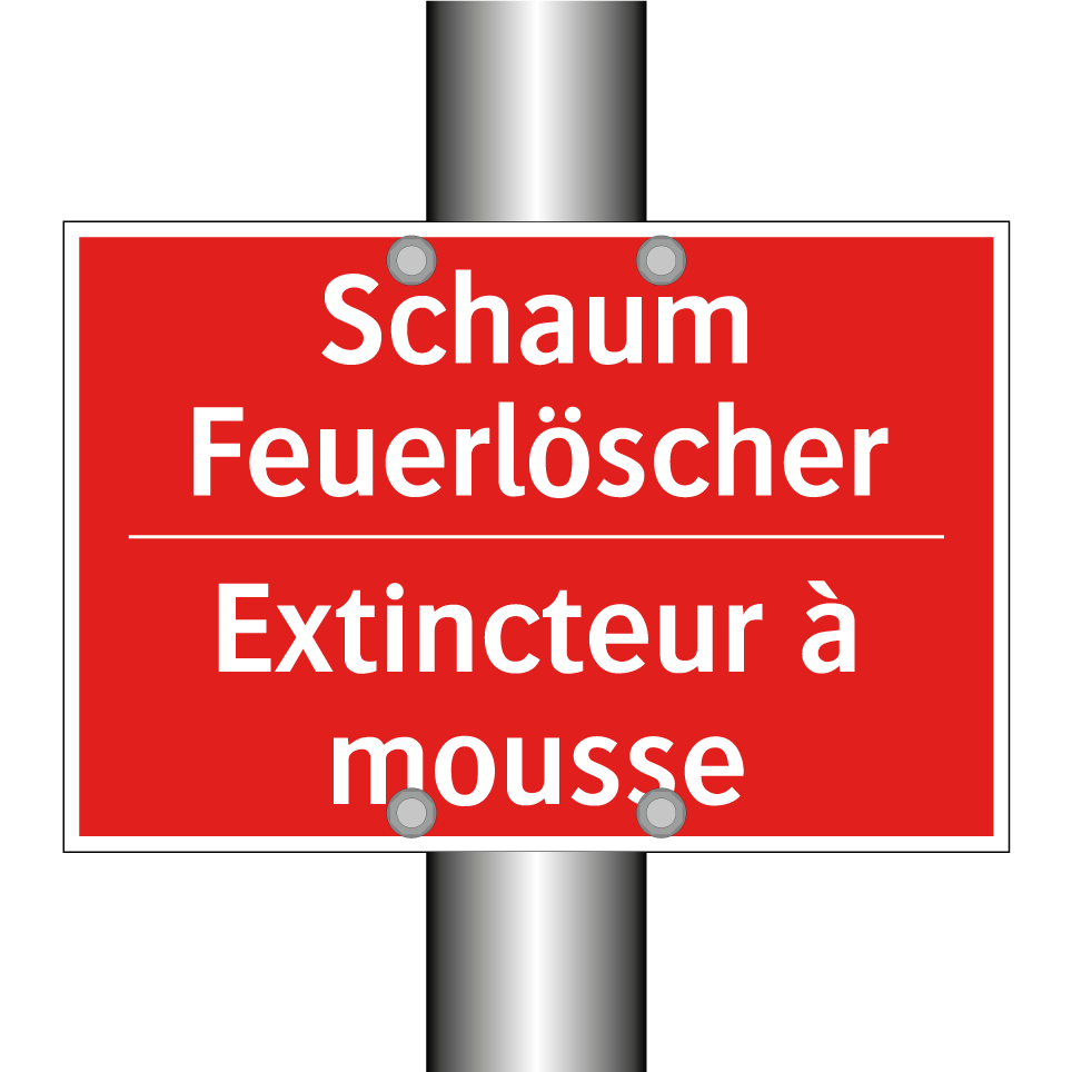 Schaum Feuerlöscher - Extincteur à mousse