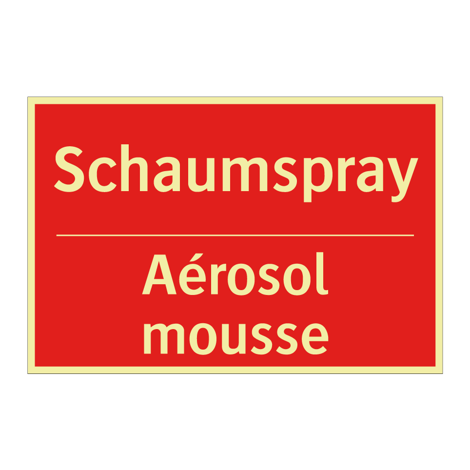 Schaumspray - Aérosol mousse