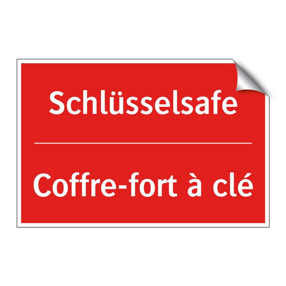 Schlüsselsafe - Coffre-fort à clé