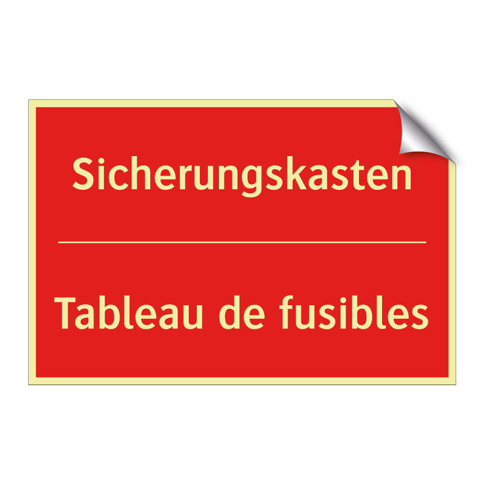 Sicherungskasten - Tableau de fusibles