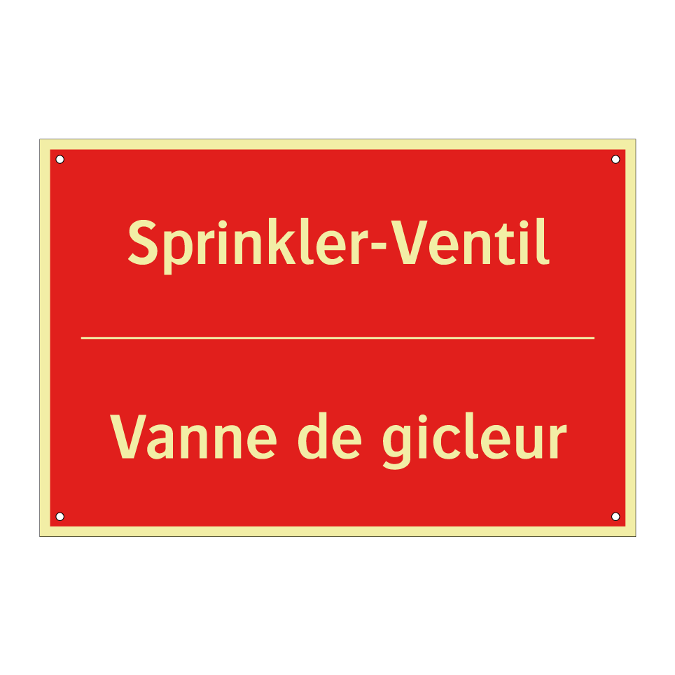 Sprinkler-Ventil - Vanne de gicleur