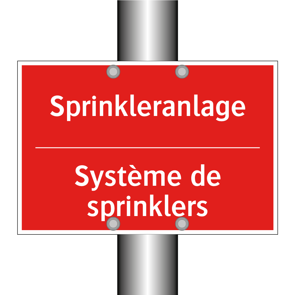 Sprinkleranlage - Système de sprinklers