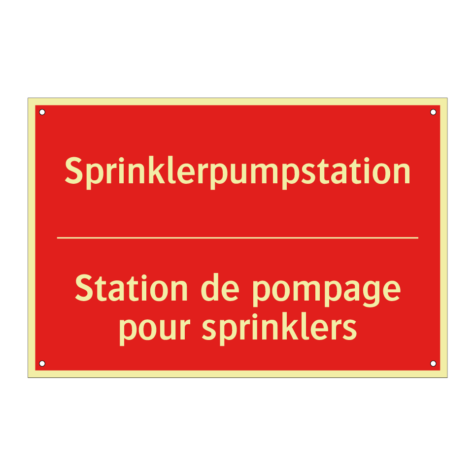 Sprinklerpumpstation - Station de pompage pour sprinklers /.../