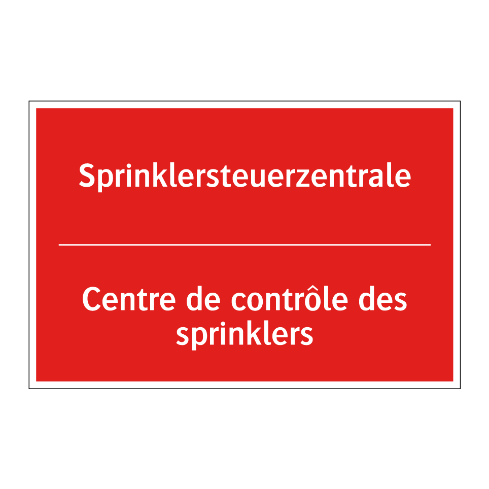 Sprinklersteuerzentrale - Centre de contrôle des sprinklers /.../