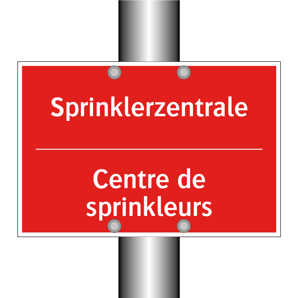 Sprinklerzentrale - Centre de sprinkleurs