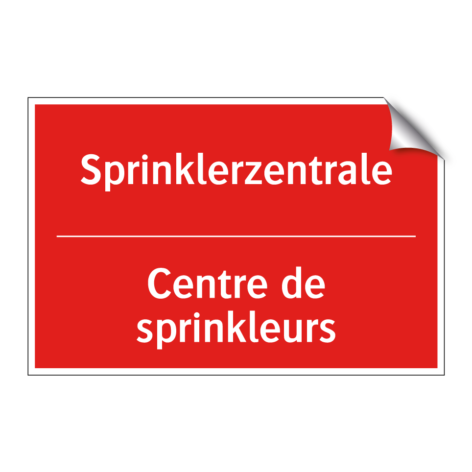 Sprinklerzentrale - Centre de sprinkleurs