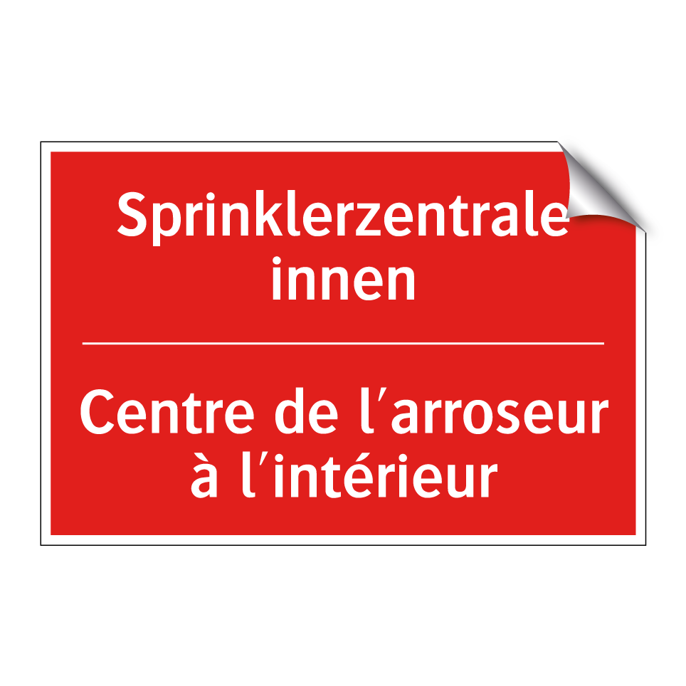 Sprinklerzentrale innen - Centre de l'arroseur à l'intérieur /.../