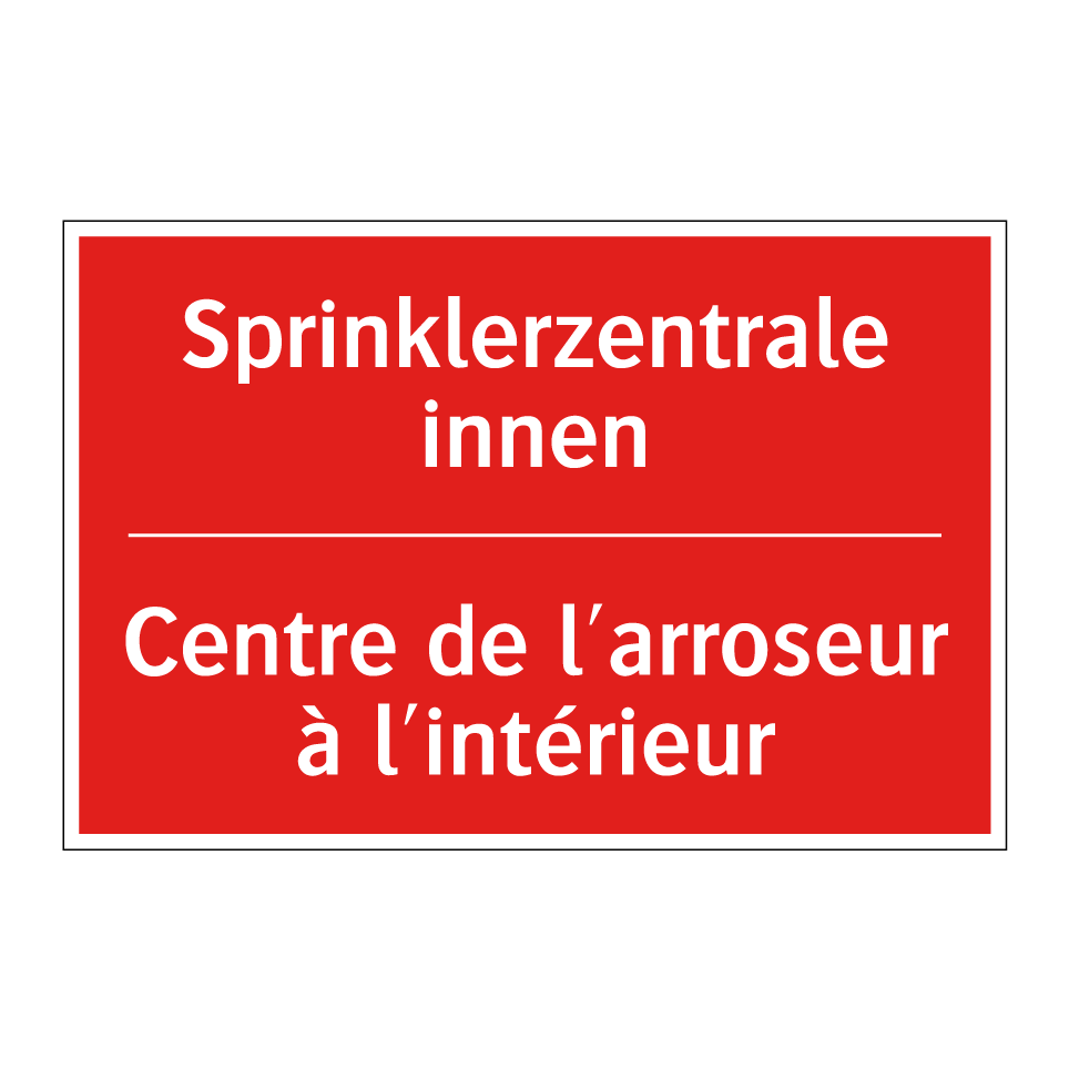 Sprinklerzentrale innen - Centre de l'arroseur à l'intérieur /.../