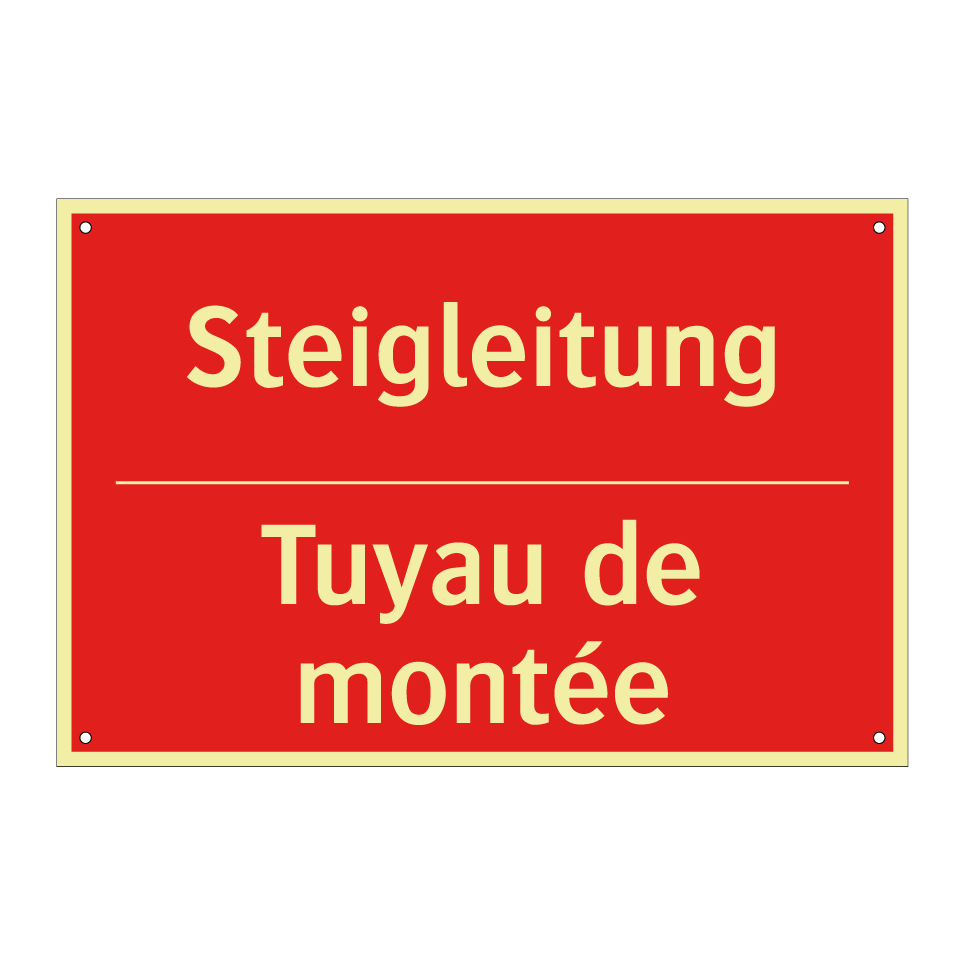 Steigleitung - Tuyau de montée