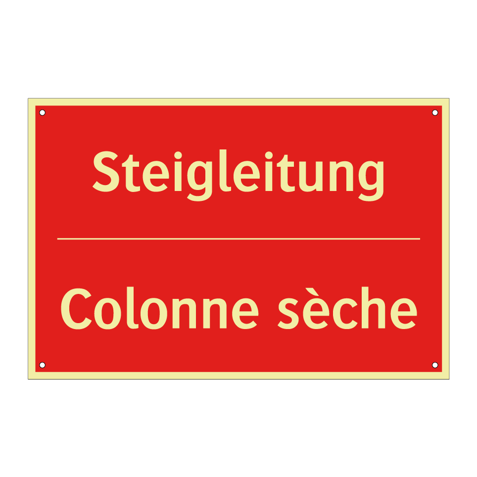 Steigleitung - Colonne sèche