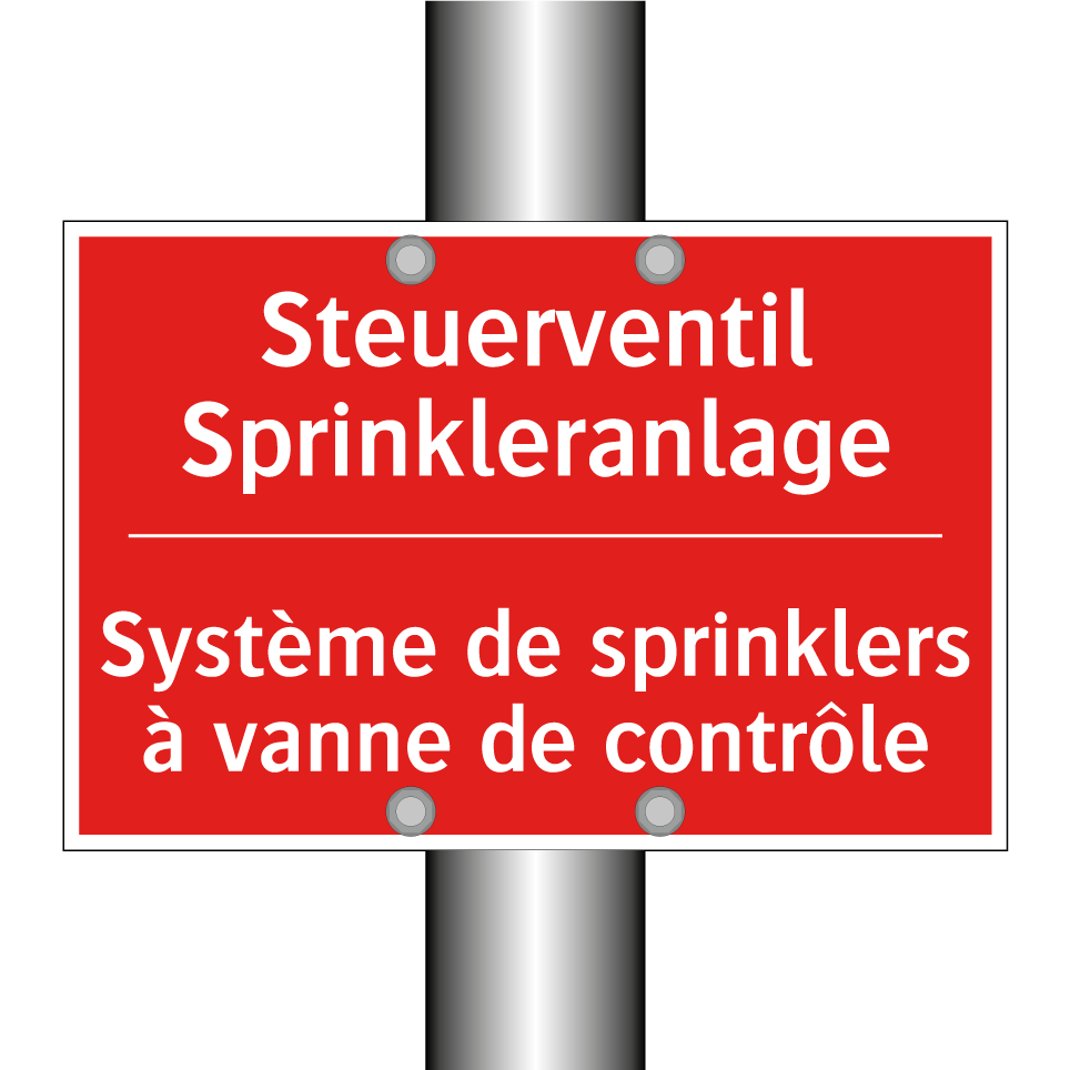 Steuerventil Sprinkleranlage - Système de sprinklers à vanne  /.../