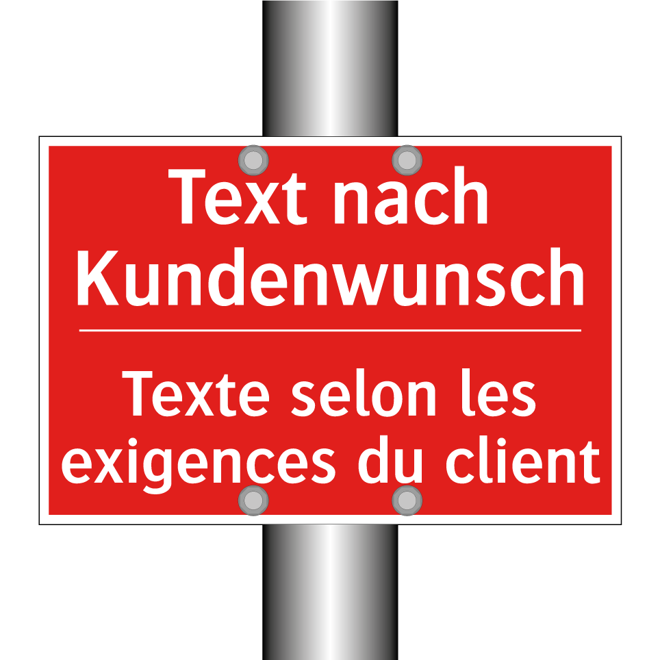 Text nach Kundenwunsch - Texte selon les exigences du client /.../