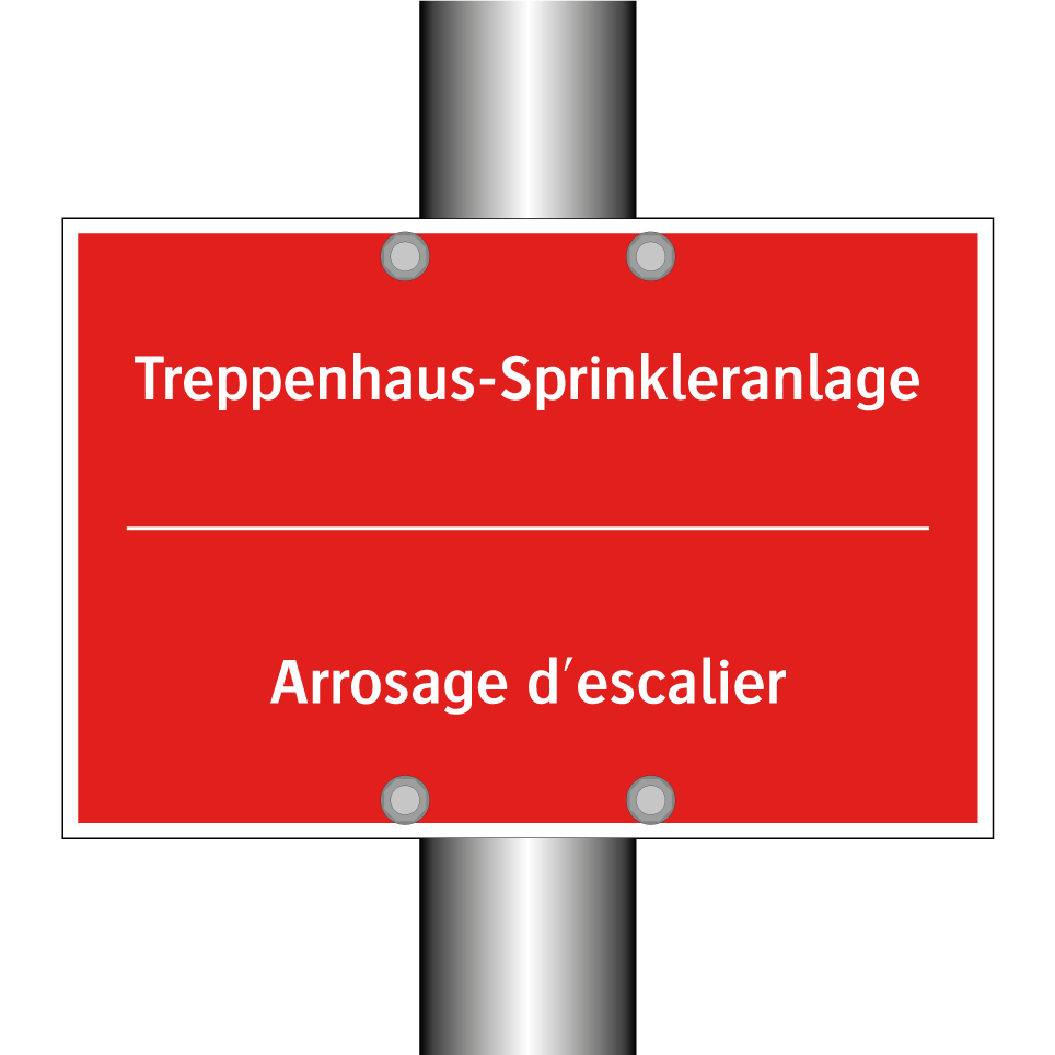 Treppenhaus-Sprinkleranlage - Arrosage d'escalier
