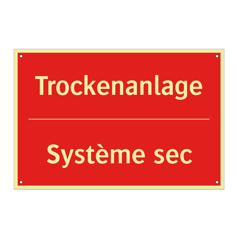 Trockenanlage - Système sec