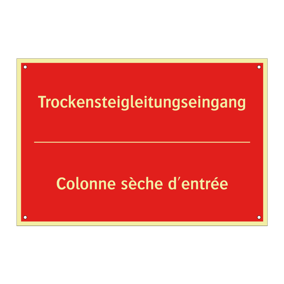 Trockensteigleitungseingang - Colonne sèche d'entrée