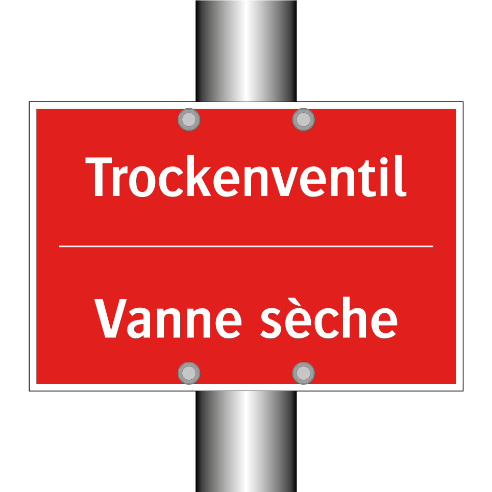 Trockenventil - Vanne sèche