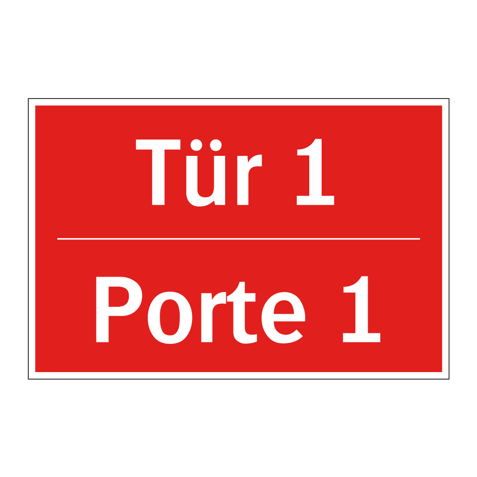 Tür 1 - Porte 1