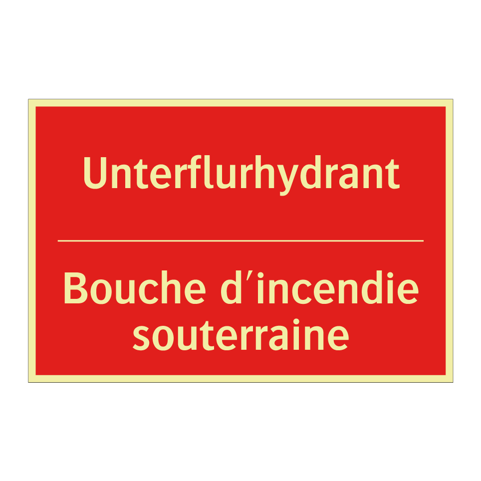 Unterflurhydrant - Bouche d'incendie souterraine
