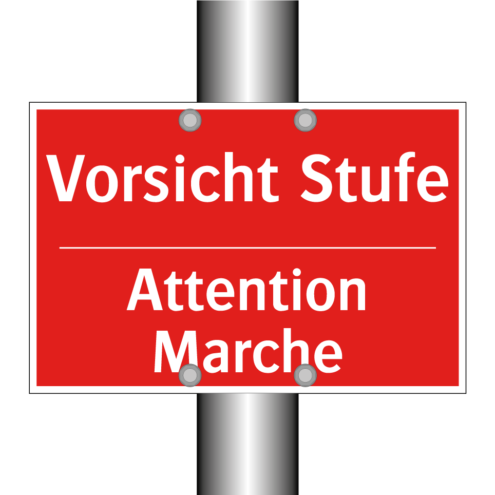 Vorsicht Stufe - Attention Marche