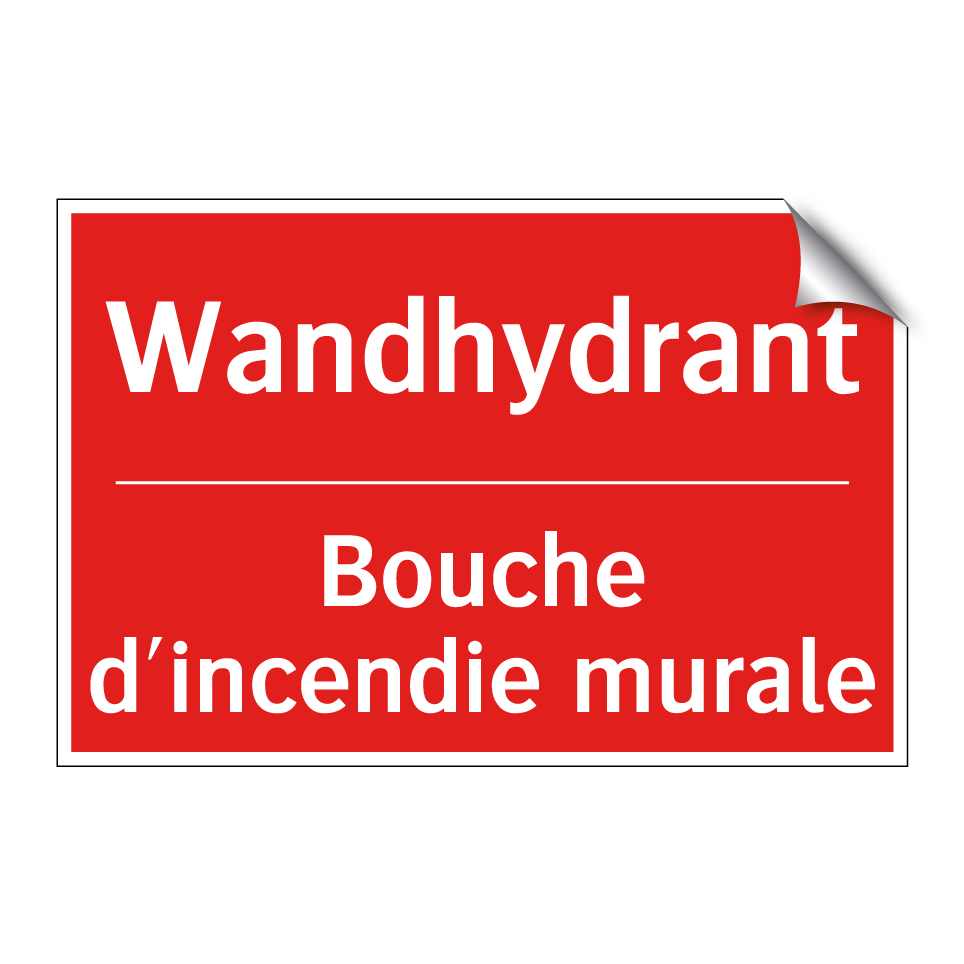 Wandhydrant - Bouche d'incendie murale