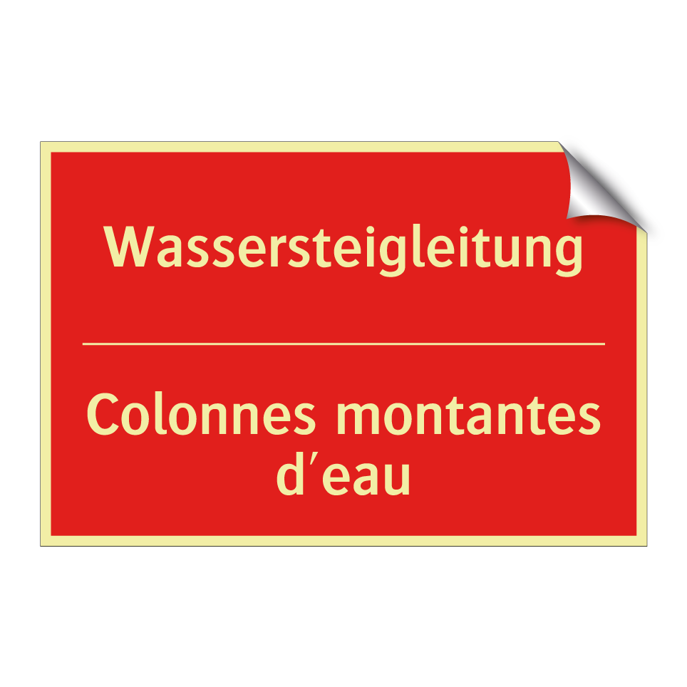 Wassersteigleitung - Colonnes montantes d'eau