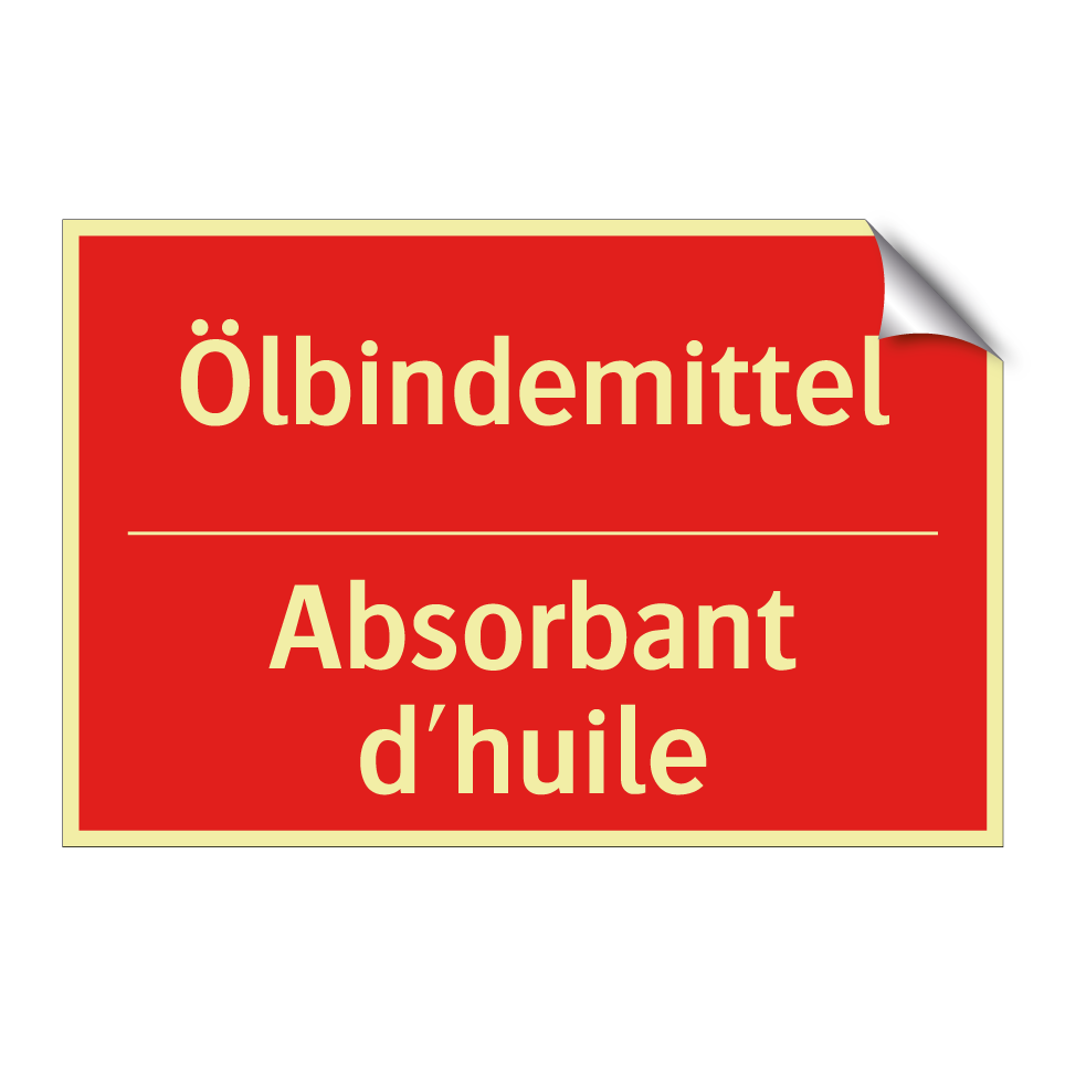 Ölbindemittel - Absorbant d'huile