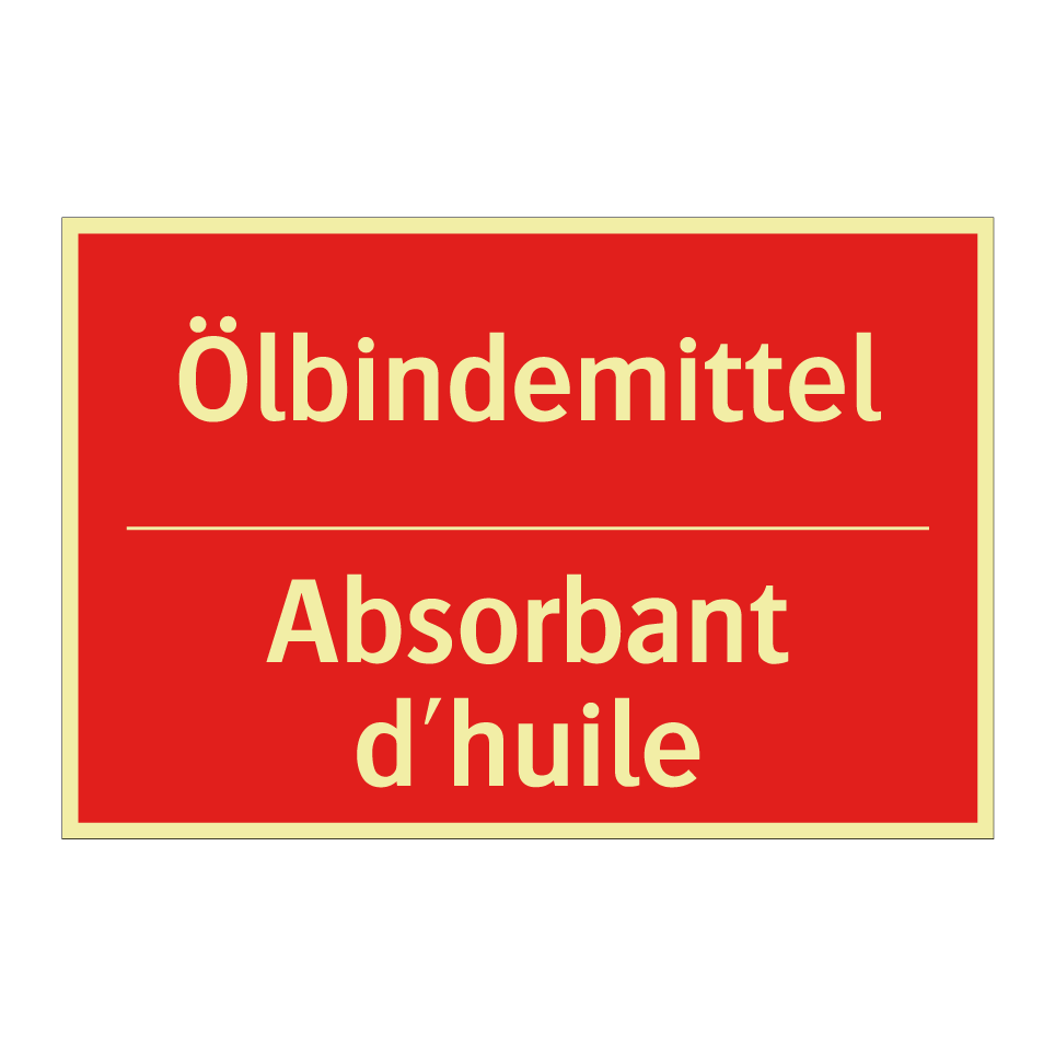 Ölbindemittel - Absorbant d'huile
