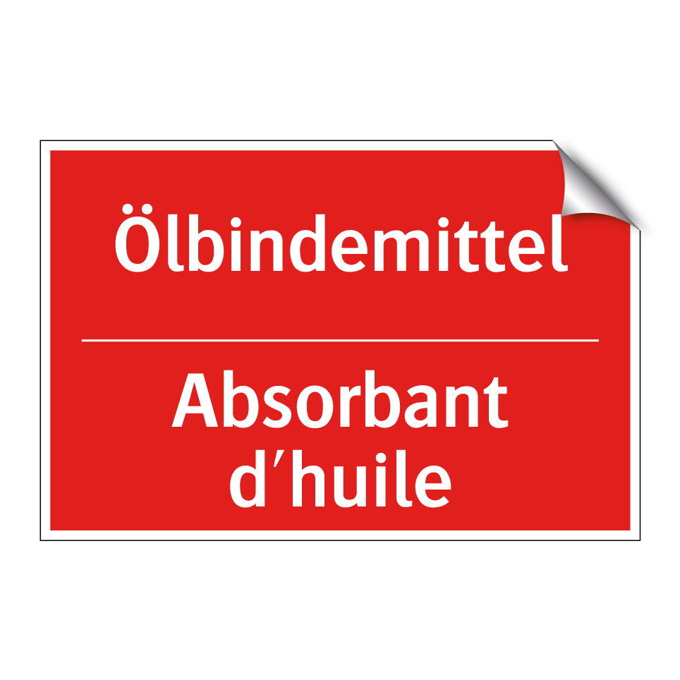 Ölbindemittel - Absorbant d'huile