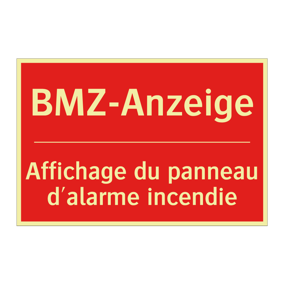 BMZ-Anzeige - Affichage du panneau d'alarme  /.../