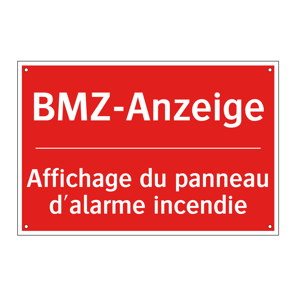 BMZ-Anzeige - Affichage du panneau d'alarme  /.../
