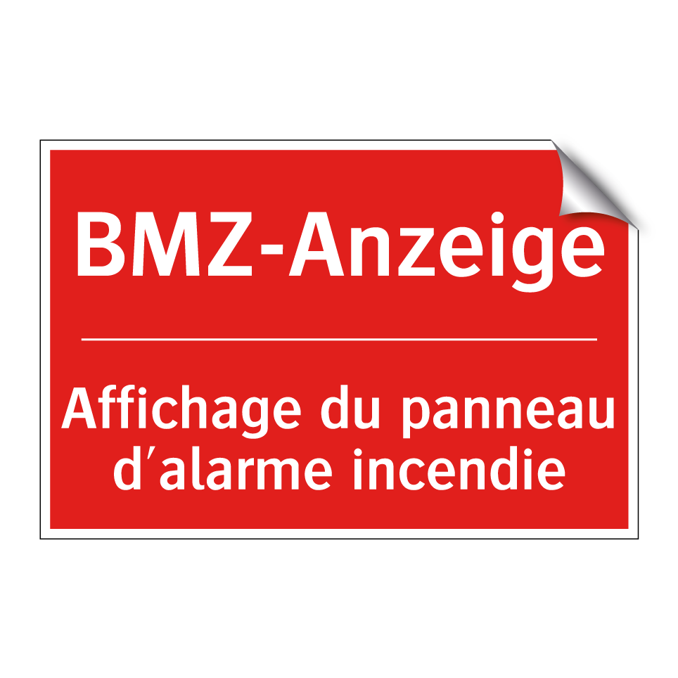 BMZ-Anzeige - Affichage du panneau d'alarme  /.../