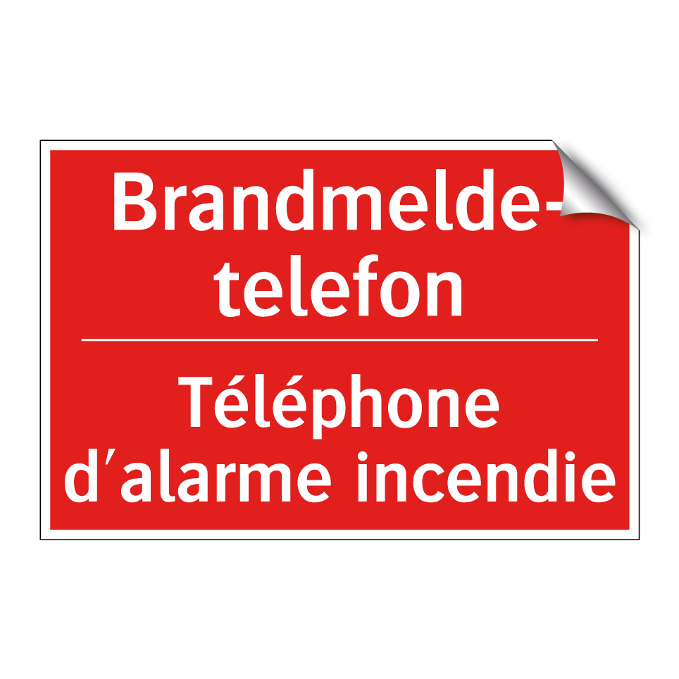 Brandmelde- telefon - Téléphone d'alarme incendie