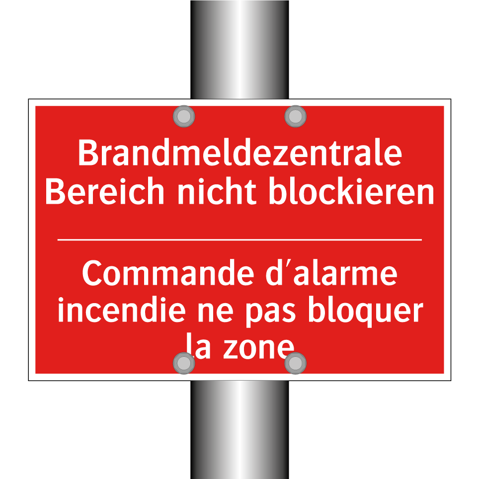 Brandmeldezentrale Bereich nicht  /.../ - Commande d'alarme incendie ne  /.../