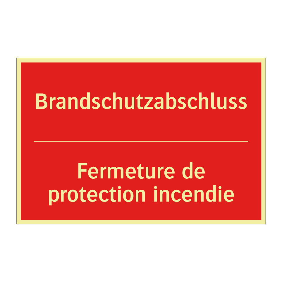 Brandschutzabschluss - Fermeture de protection incendie /.../