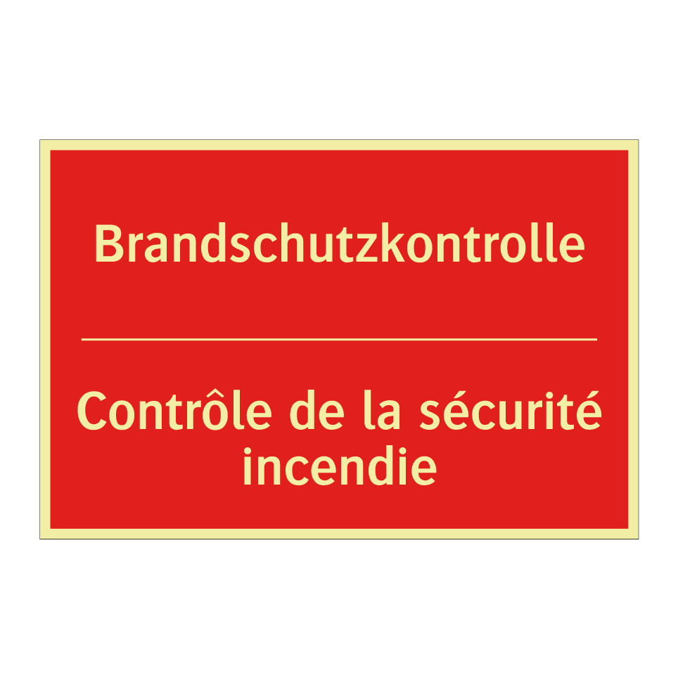 Brandschutzkontrolle - Contrôle de la sécurité incendie /.../