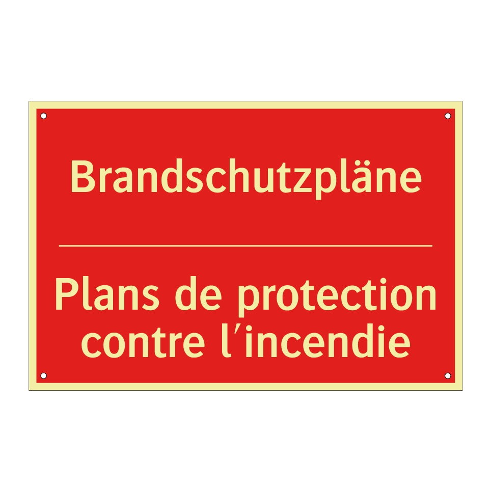 Brandschutzpläne - Plans de protection contre l'incendie /.../