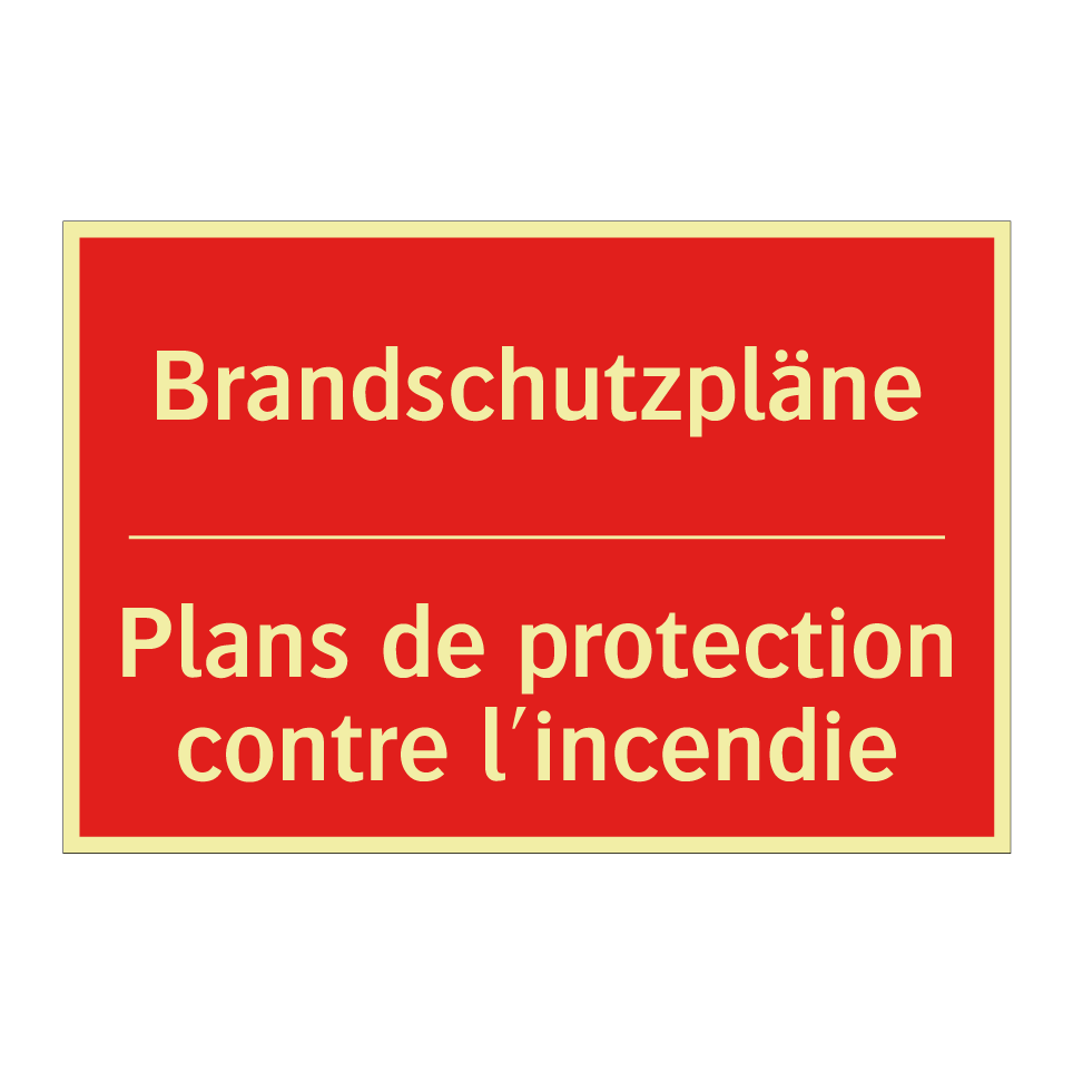 Brandschutzpläne - Plans de protection contre l'incendie /.../