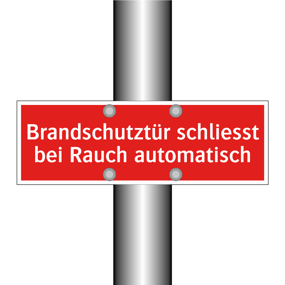 Brandschutztür schliesst bei Rauch automatisch