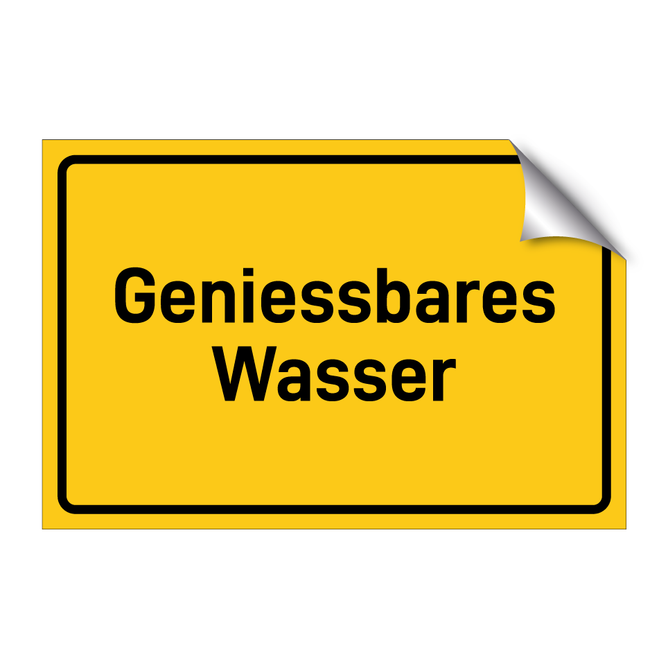 Geniessbares Wasser