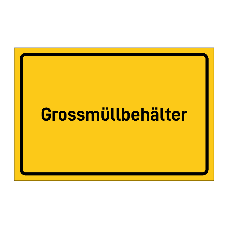 Grossmüllbehälter