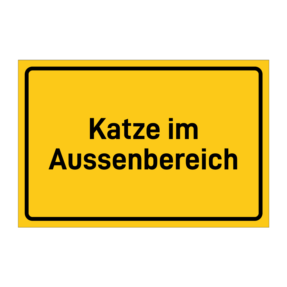 Katze im Aussenbereich