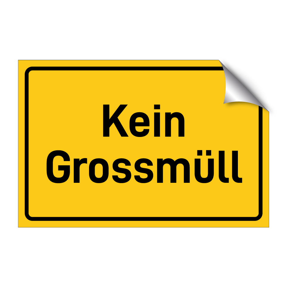 Kein Grossmüll