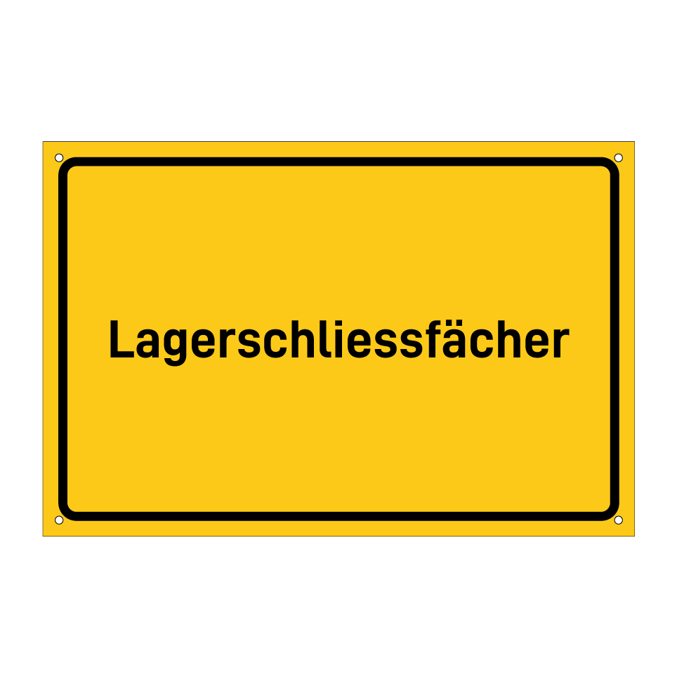 Lagerschliessfächer
