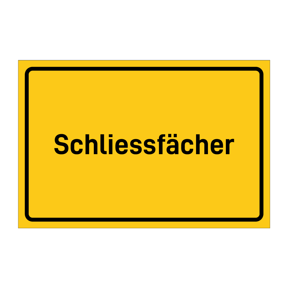 Schliessfächer