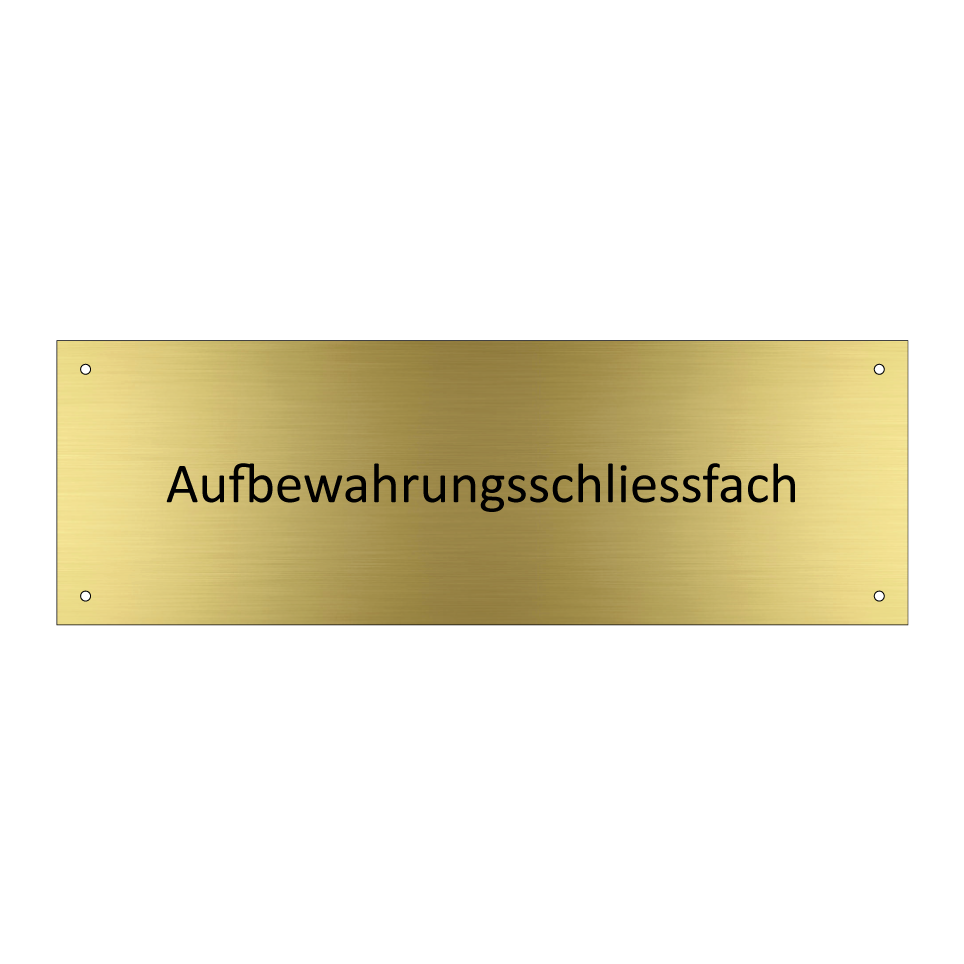 Aufbewahrungsschliessfach