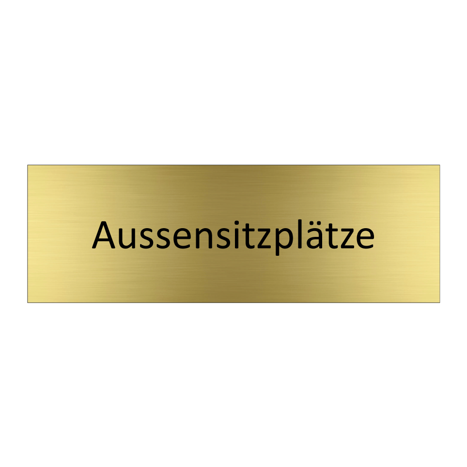 Aussensitzplätze