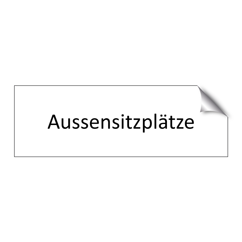 Aussensitzplätze