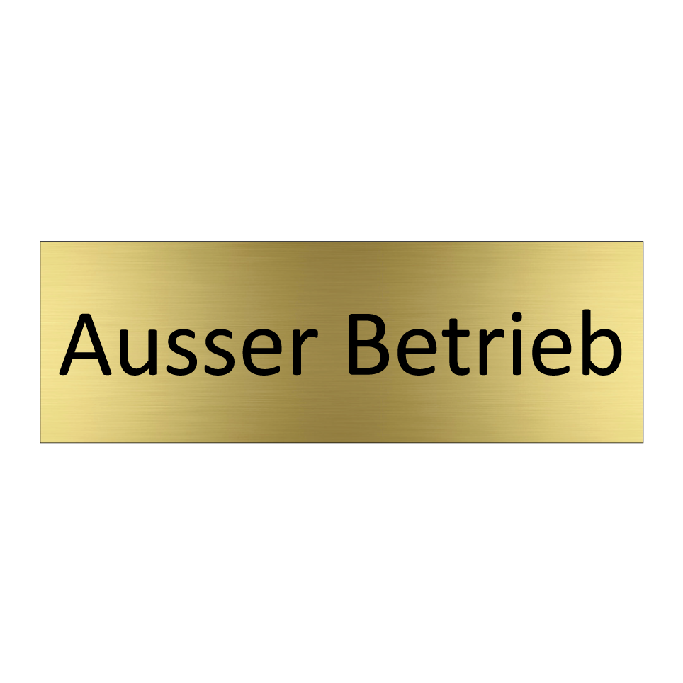 Ausser Betrieb