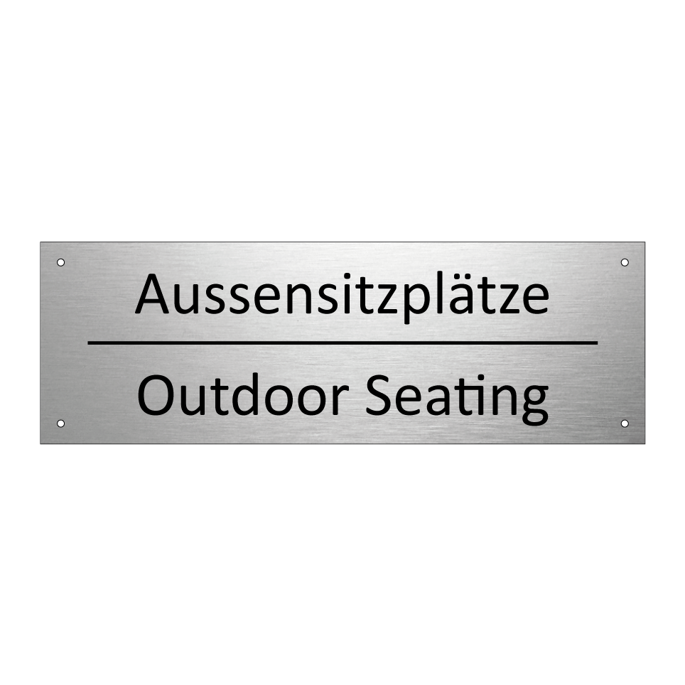 Aussensitzplätze - Outdoor Seating